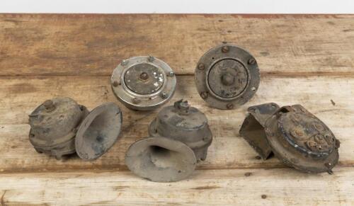HORNS: Five early horns, two being Lucas Altette as used on Vincents/Velcottes etc