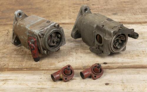 MAGNETO: A Lucas twin-cylinder racing magneto 'FR 42324A 11-55 8613' and another similar, both incomplete