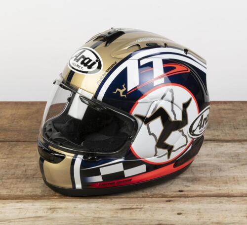 HELMET: A new limited edition&nbsp;2015 Isle of Mann Arai HELMET, model CORSAIR-V, head size L (59-60 cm)