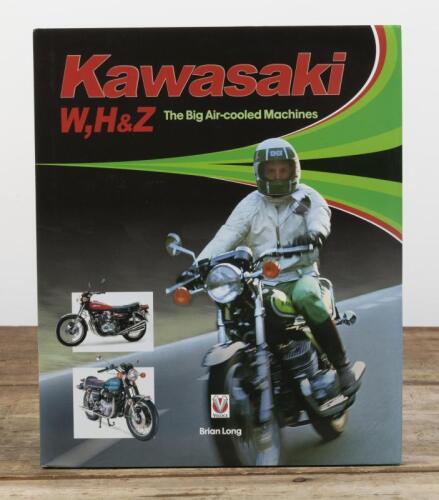 KAWASAKI: 'Kawasaki W,H & Z - The BIg Air-cooled Machines' hardcover book by Brian Long