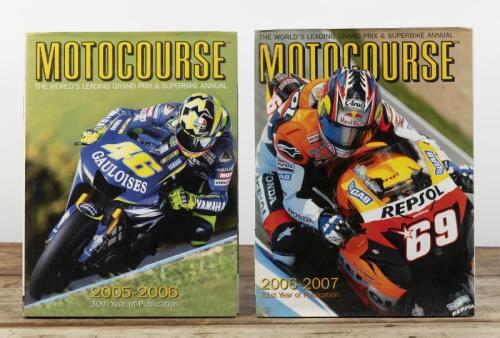MOTOCOURSE: Two editions of 'MOTOCOURSE'. Years 2005/2006 (30th Year) & 2006/2007 (31st Year)
