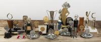 TROPHIES: A large collection of racing trophies 1960s & 1970s (mainly sidecar) awarded to Jim Craig