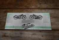 VELOCETTE: Two 1930's Velocette brochures. 1935 model range brochure details Model MOV, Model KSS, Model MAC, Model GTP & Model KTS - 6