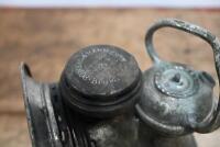 BIKE LAMP: A Powell & Hanmer, Birmingham, England, carbide bike lamp - 2