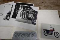 KAWASAKI: Two items related to the Kawasaki 900 super 4. 1972 Dealer Advertising Kit & Kawasaki 900 Super 4 press release photographs - 6