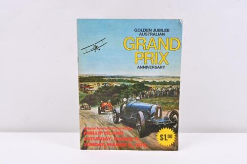PHILLIP ISLAND: A official souvenir programme&nbsp;for the Phillip Island 1978 'Golden Jubilee Grand Prix'