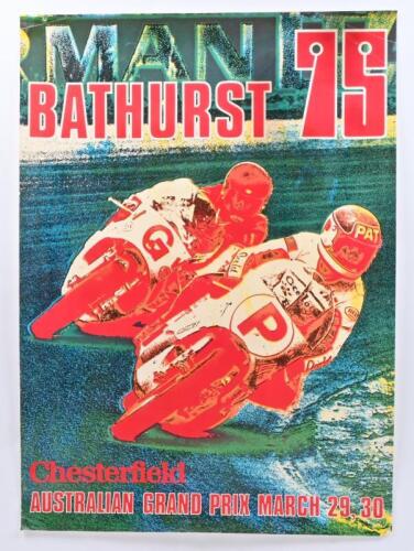 BATHURST 75: A collection of Chesterfield Bathurst 1975 event posters