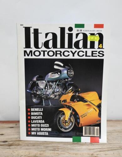 ITALIAN MOTORCYCLES: Issue #4&nbsp;of 'Two Wheels Italian MOTORCYCLES' magazine, edited by Bob Guntrip