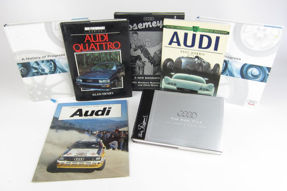 AUDI: Seven books relating to Audi - Price Estimate: $50 - $100