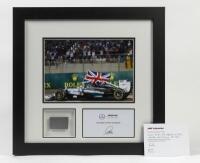 HAMILTON: A colour picture of Lewis Hamilton's 2014 Mercedes-Benz W05 with body work. CoA
