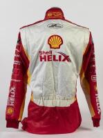 PYE: A rpm RACEWEAR racing suit as worn by Scott Pye during the 2016 Virgin Australia Supercars Championship for DJR Team Penske. Suit signed by Dick Johnson. CoA - 5