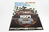 PORSCHE: Nine Porsche racing posters - 5