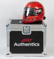 SCHUMACHER: A 2010 Michael Schumacher Mercedes-AMG Petronas Schuberth RF1 Formula 1 Official Show/Replica Helmet (P-MS 281/09-10). Tear off signed by Michael Schumacher at Monaco 2010 - 2