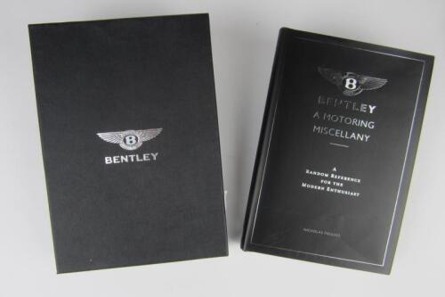 BENTLEY: 'A Motoring Miscellany' hardcover book by Nicholas Foulkes