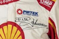 D'ALBERTO: A OMP racing suit as worn by Tony D'Alberto during the 2017 Virgin Australia Supercars Championship for DJR Team Penske, Shell V-Power Racing Team. Dick Johnson signature - 6