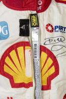 D'ALBERTO: A OMP racing suit as worn by Tony D'Alberto during the 2017 Virgin Australia Supercars Championship for DJR Team Penske, Shell V-Power Racing Team. Dick Johnson signature - 7