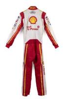 D'ALBERTO: A OMP racing suit as worn by Tony D'Alberto during the 2017 Virgin Australia Supercars Championship for DJR Team Penske, Shell V-Power Racing Team. Dick Johnson signature - 2