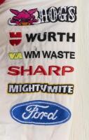 D'ALBERTO: A OMP racing suit as worn by Tony D'Alberto during the 2017 Virgin Australia Supercars Championship for DJR Team Penske, Shell V-Power Racing Team. Dick Johnson signature - 9