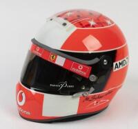 SCHUMACHER: A MEMENTO EXCLUSIVES replica SCHUBERTH RF1 Michael Schumacher Formula 1 Official Show/Replica Helmet (SCH217) in Ferrari, vodafone livery. CoA's