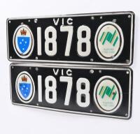 Victorian Bicentennial number plates '1878' sold with rights to display - 4