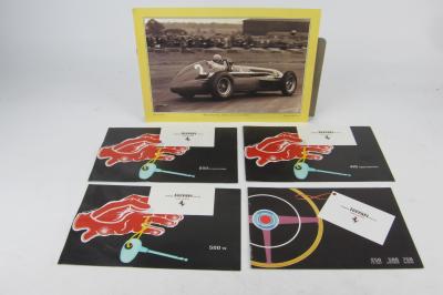 FERRARI: A group of re-printed Ferrari brochures including '250 Granturismo' and '500 TR' models