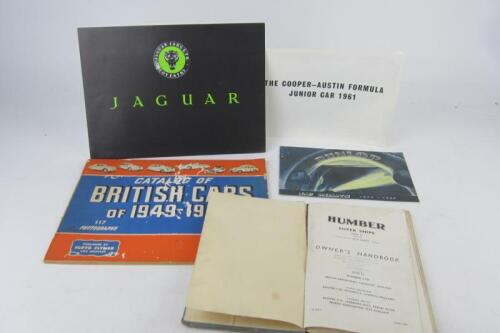 BRITISH CARS: A collection of items related to British cars