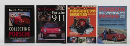 PORSCHE: Four Porsche related books including 'Collecting Porsche' by Keith Martin, '101 Projects for your Porsche 911' by Wayne R Dempsey and others.