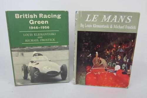KLEMANTASKI/FROSTICK: Two hardcover books by Louis Klemantaski & Michael Frostick