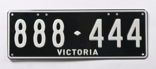 Six-digit Victorian Custom numerical plates '888.444', sold with rights to display&nbsp;