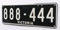 Six-digit Victorian Custom numerical plates '888.444', sold with rights to display&nbsp; - 3