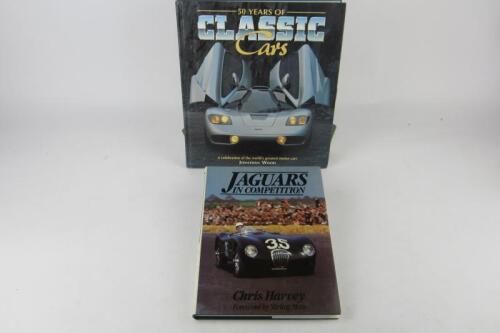 MOTOR/RACE CARS: Two hardcover books covering classic cars and racing cars