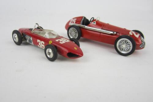 BRUMM/CORGI: Two early Formula 1 race cars by Brumm and Corgi