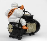 MICHELIN: A small 110 volt Bibendum figured compressor, French circa 1928 - 3