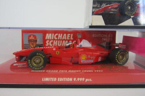 FERRARI: Three 1:43 scale Ferrari F1 cars by Paul's Model Art/Minichamps
