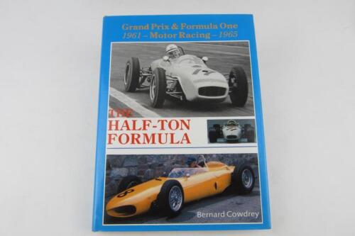 FORMULA ONE/G.P: 'The Half-Ton Formula' hardcover book Bernard Cowley. Limited Casebound Edition. Number 423 of 1000