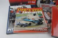 GRAND PRIX: A group of books covering various aspects of Formula 1 and racing. Jack Brabham signature - 2