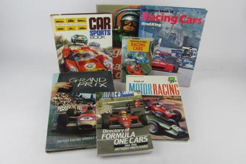 GRAND PRIX CARS: A group of books detailing Grand Prix's and race cars