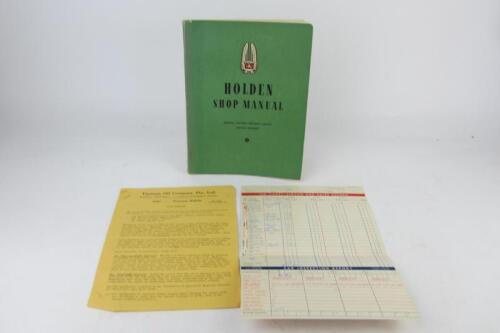 HOLDEN: A 1952 General Motors-Holden Service Division Shop Manual