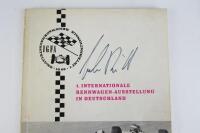 GERMAN RACING: Three items with signatures of Jochen Rindt and Rudolf Caracciola - 2