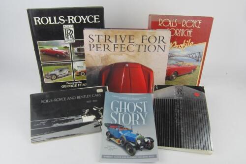 ROLLS-ROYCE: Six publications relating to Rolls-Royce. 'Strive For Perfection' by RROC