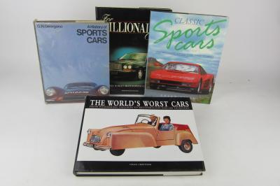 CLASSIC/SPORTS CARS: Four hardcover books covering classic and sports cars