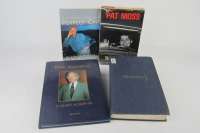 AUTOBIOGRAPHIES: Four books detailing the careers of various personalities and business figures. Peter Wherrett autobiography