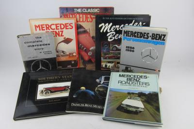 MERCEDES-BENZ: A collection of books detailing the history of Mercedes-Benz