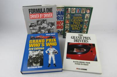 GRAND PRIX DRIVERS: Five books covering Grand Prix drivers