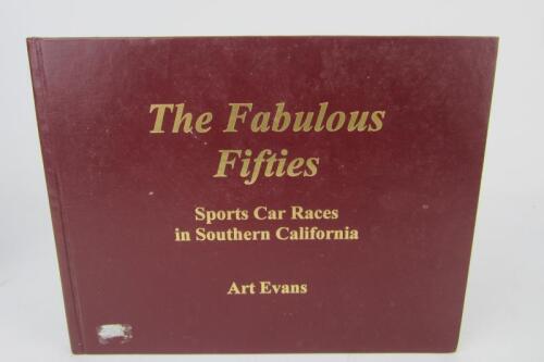 ART EVANS: 'The Fabulous Fifties' hardover book, authored and signed by Art Evans