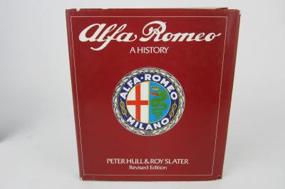 ALFA ROMEO: 'Alfa Romeo - A History' hardcover book by Peter Hull & Roy Slater. Revised edition