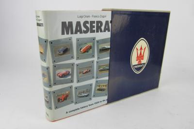 MASERATI: 'Maserati' hardcover book by Luigi Orsini and Franco Zagari