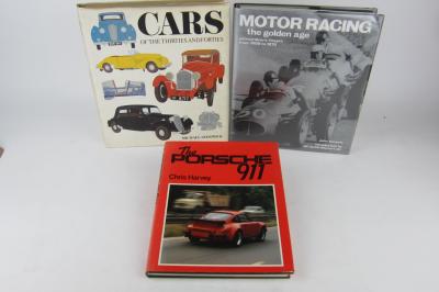 CLASSIC CARS/MOTOR RACING: Three hardcover books covering classic cars and motor racing