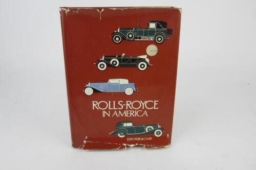 ROLLS-ROYCE: 'Rolls-Royce In America' hardcover book by John Webb de Campi