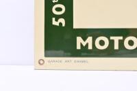 ALBERT PARK: A limited edition (7/100) 50th anniversary 1956-2006 Albert Park Lake motor race circuit enamel sign, 80cm high x 65cm wide - 5